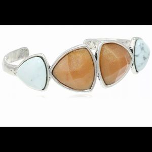 Lucky Brand Silver “Adorn You” Sunstone Bracelet